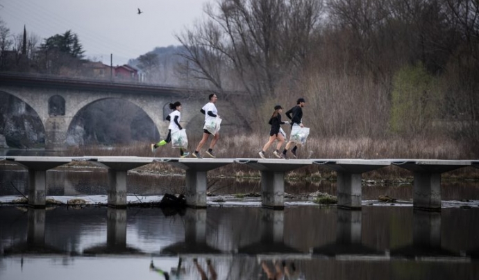 Durant la cursa, les participants van poder gaudir dels paisatges de la plana d’Osona, el massís de les Guilleries, Sau o els paratges que voregen el riu Ter. Font: Ultra Clean Marathon