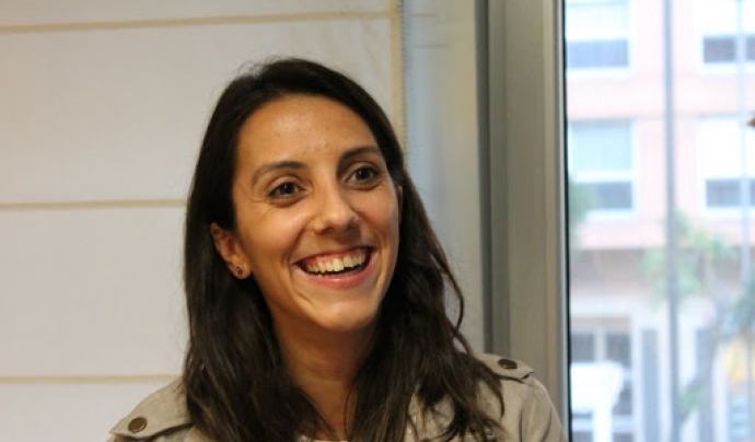 Marina Claverias, responsable de voluntariat de l'Associació Quilòmetre Zero. Font: Xarxa Cooperació al Desenvolupament
