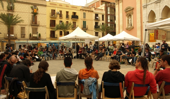 Imatge de l'Assemblea de la 2na Trobada de Casals i Ateneus a Vilanova