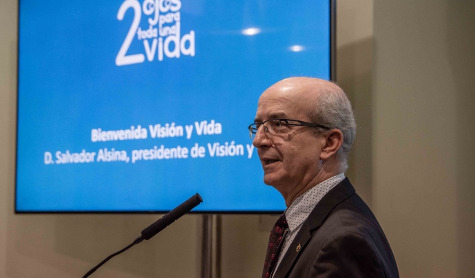 El president de Visión y Vida diu que a Catalunya més de 130.000 infants pateix pobresa visual. Font: Visión y Vida.