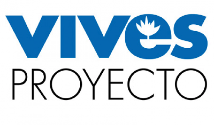 Logotip de Vives Proyecto Font: 