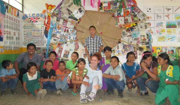 Imatge Voluntariat a Guatemala. Font: web Fundesplai Font: 