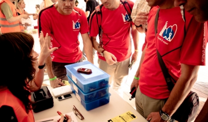 Persones voluntàries al Trailwalker. Foto de NilBohigas. Font: 