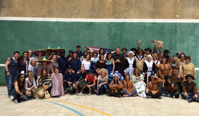 Persones voluntàries disfressades a Can Pedró Font: Fundació Can Pedró