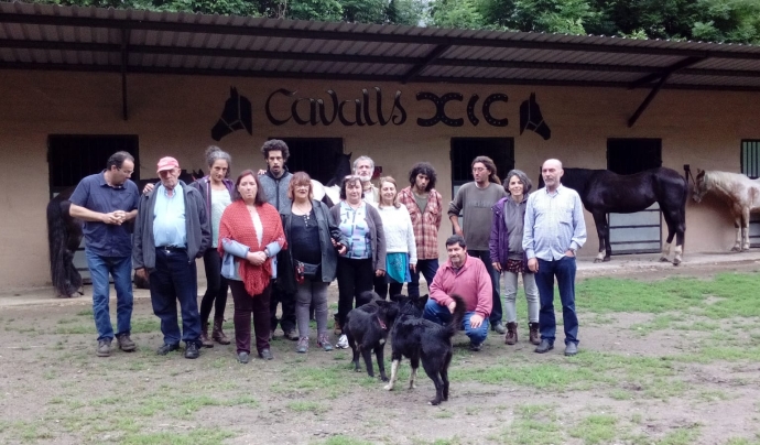 Un taller d'equinoteràpia que l'entitat va organitzar a Esterri d'Aneu. Font: Associació Salut Mental Pallars
