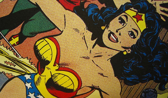 Wonder Woman. Font: B. Baltimore Brown, Flickr