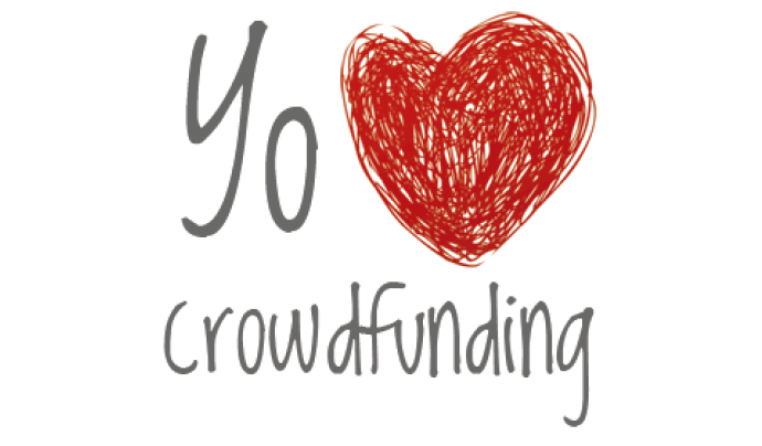 Logotip de la campanya "Yo apoyo el crowdfunding" o #yocrowdfunding Font: 