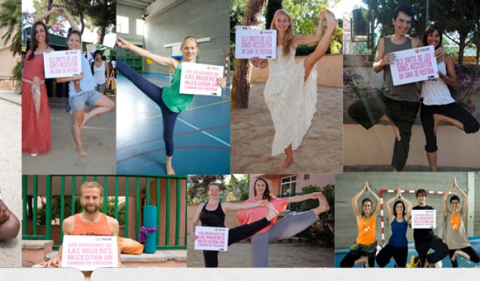 Crida a la participació al Yoga Day 2014 Font: 