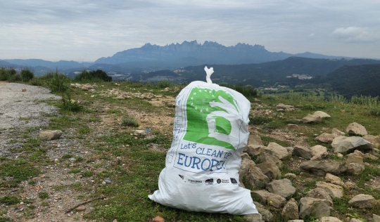El Let's Clean Up ha superat les 16.000 accions amb més de 800.000 persones voluntàries a tot Europa. Font: Let's Clean Up