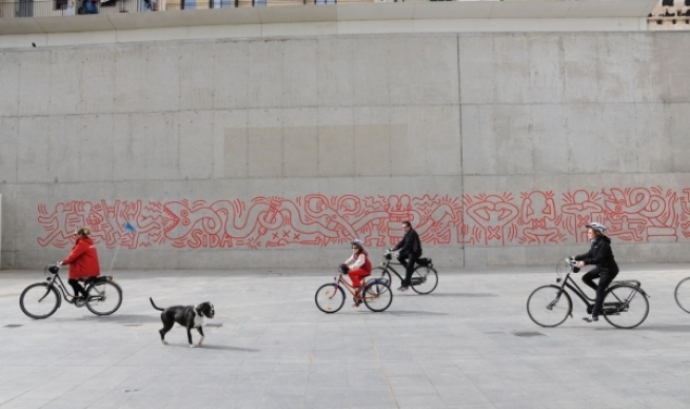 Persones en bici per zones urbanes. Font: Antonio Lajusticia Bueno