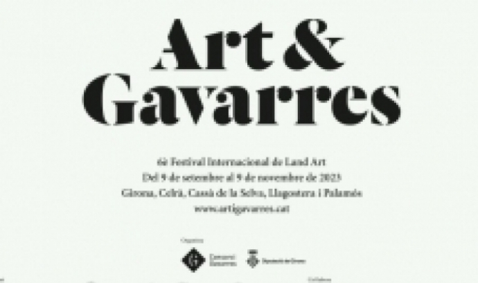 Cartell Festival Art & Gavarres. Font: Art & Gavarres.