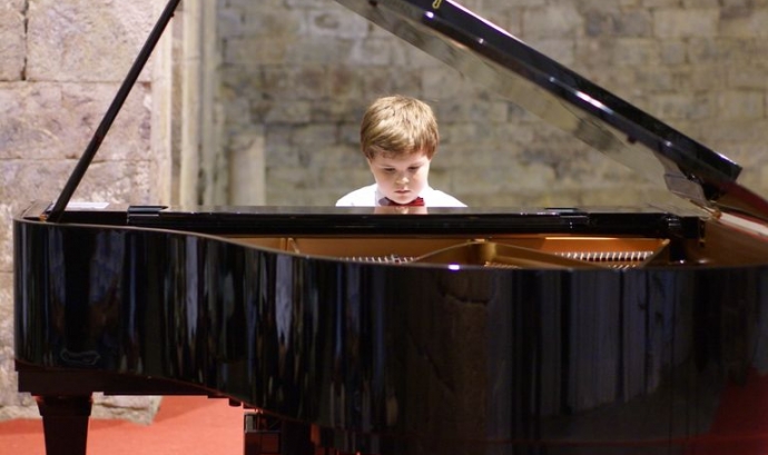El jove pianista d’onze anys Michael Andreas Font: 