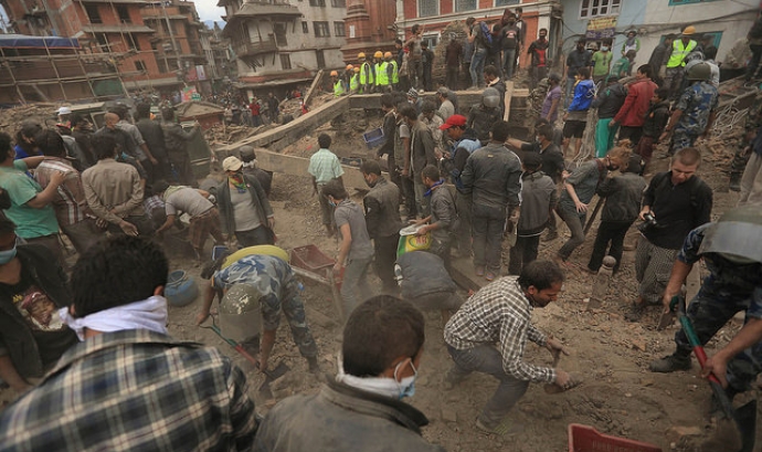 Terratrèmol al Nepal. Font: United Nations Development