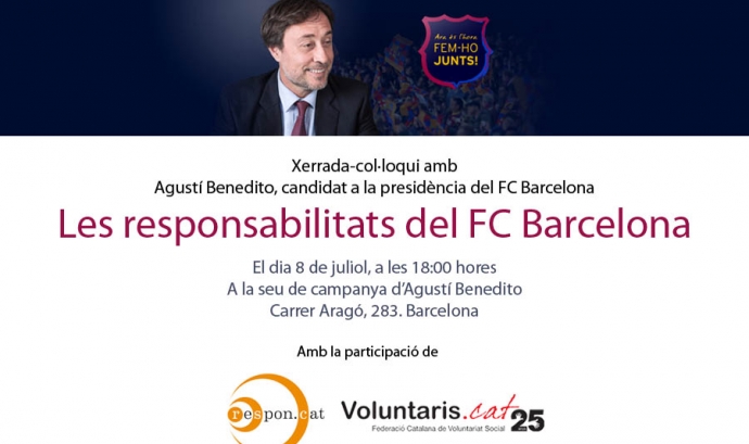 Col·loqui: “Les responsabilitats del FC Barcelona” 