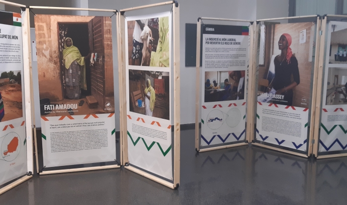 Exposició 'L'Àfrica en femení' Font: Ub Solidaritat