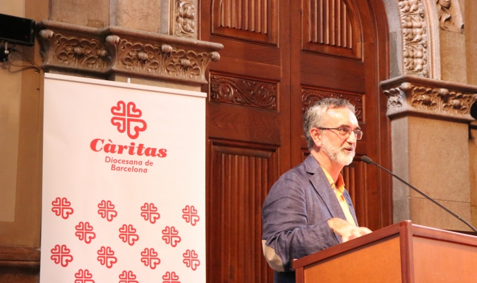 Càritas compta amb l’Escola de Formació del Voluntariat, dirigida per Jaume Casassas. Font: Càritas.