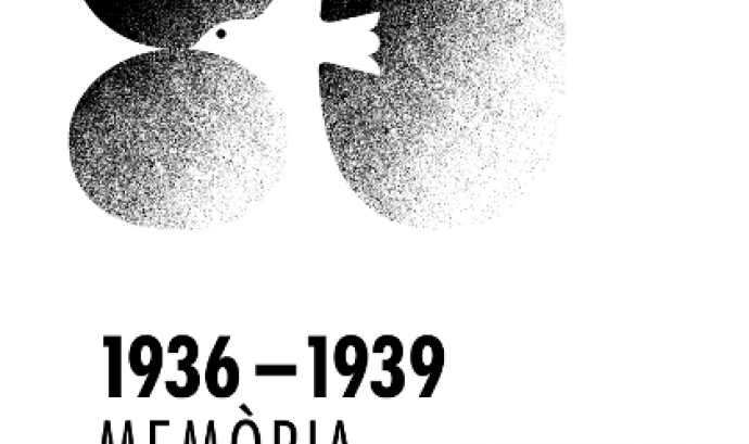 Logotip del 80 aniversari de l'inici de la Guerra Civil