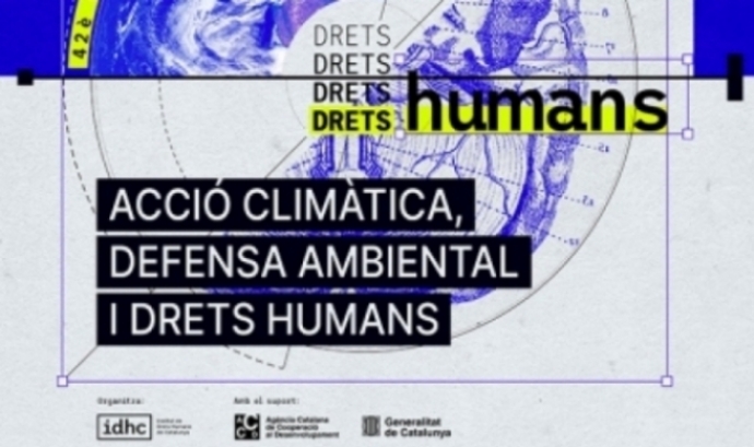 Cartell de curs organitzat per l'Institut de Drets Humans de Catalunya.
