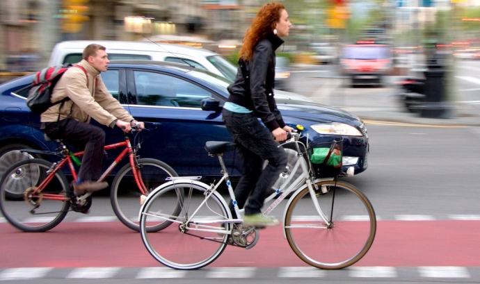 La bicicleta guanyarà pes en la mobilitat urbana als municipis després de la pandèmia. Font: Mikael Colville, Flickr