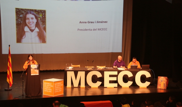 L'Assemblea General de MCEC s'ha celebrat al Teatre Modern del Prat de Llobregat.  Font: Fundació Pere Tarrés