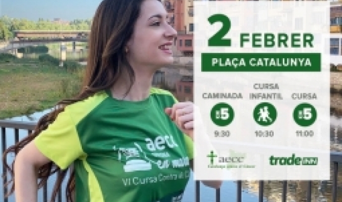 Cursa contra el càncer a Girona
