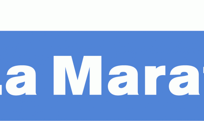 Logotip del 20è aniversari de La Marató