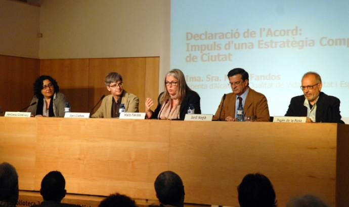 Foto de la jornada anual 2012 de l'Acord Ciutadà per una Barcelona Inclusiva Font: 