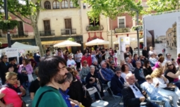 Commemoració del Dia Mundial de la Fibromiàlgia de fa dos anys a Barcelona