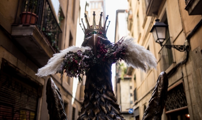 L'Àliga és la màxima representant del bestiari festiu de la ciutat de Barcelona. Font: Ajuntament de Barcelona