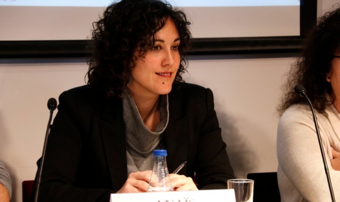 Anaïs Franquesa és la portaveu de Trial Watch pel judici 1-0 Font: ACN