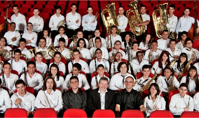 Banda Sinfónica Juvenil de la Red de Escuelas de Música de Medellín Font: 