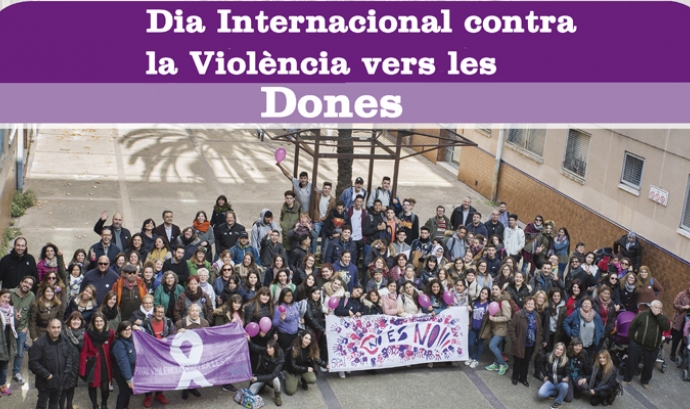 L'acte es celebra en motiu del Dia Internacional contra la Violència vers les Dones. Font: Cosmepolitan.