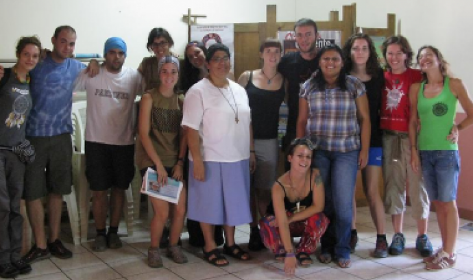 Fotografia de grup del camp de solidaritat de SETEM a Matagalpa