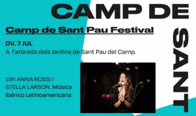 Cartell promocional del Festival. Font: Camp de Sant Pau