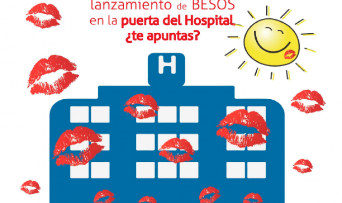 Llançancament massiu de petons pel Dia de l’Infant Hospitalitzat