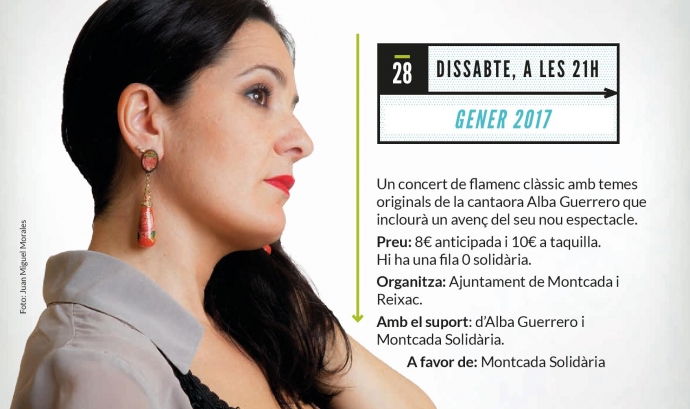 Alba Guerrero. Concert solidari de flamenc amb les persones refugiades