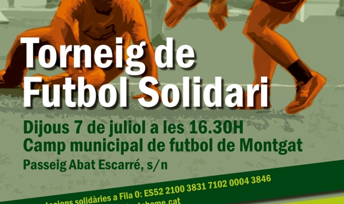 Torneig de Futbol Solidari.       Font: Projecte Home