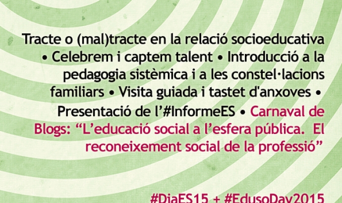2 d’octubre: Dia Internacional de l'Educació Social 2015