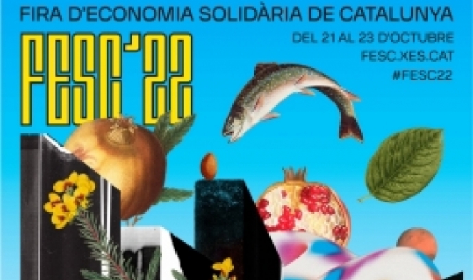 Cartell promocional de la Fira d'Economia Solidària de Catalunya. Font: L'Apòstrof