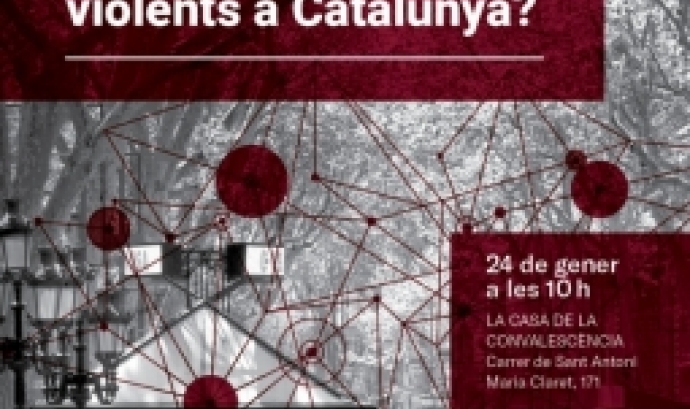 Fragment del cartell de la jornada Pensar, Crear, Resistir. Com prevenir els extremismes violents a Catalunya?