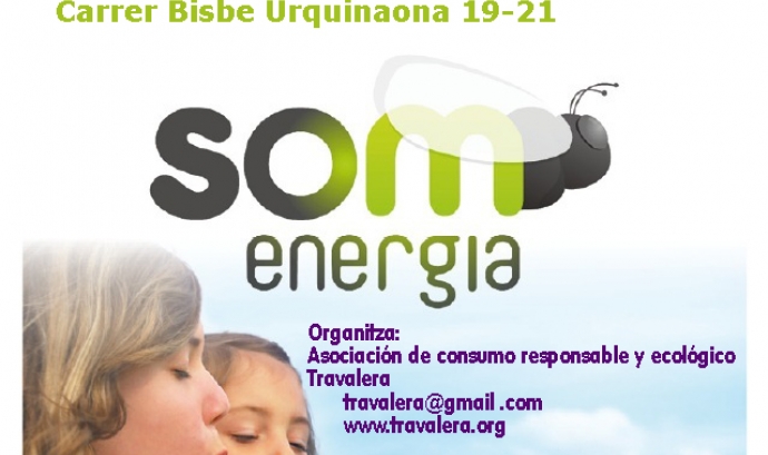 Cartell de la xerrada de Som Energia a Castelldefels