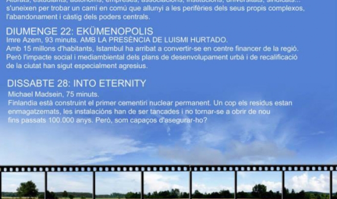 Cartell del cicle de cinema ambienta a La Canonja