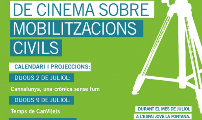 Cicle de Cinema a la Fresca sobre Mobilitzacions Civils