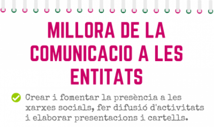 El Punt de Voluntariat d'Esplugues de Llobregat organitza un taller per donar eines comunicatives a les entitats sense ànim de lucre del municipi. Font: Punt de Voluntariat d'Esplugues.
