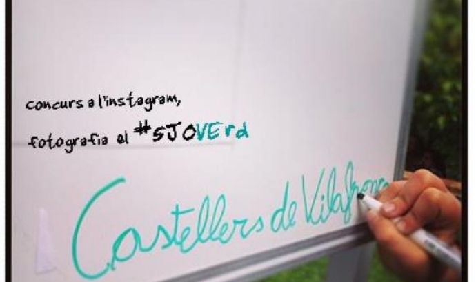 Concurs d’Instagram #5JOVErd dels Castellers de Vilafranca Font: 