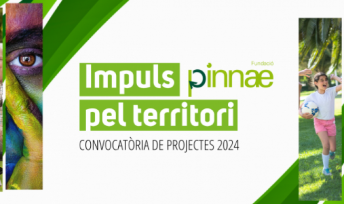 Banner de la convocatòria 'Impuls pel territori' 2024. Font: Fundació Pinnae 