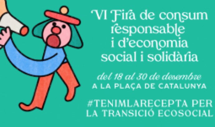 Cartell de la VI Fira de Consum Responsable i d'Economia Social i Solidària. Font: Ajuntament de Barcelona