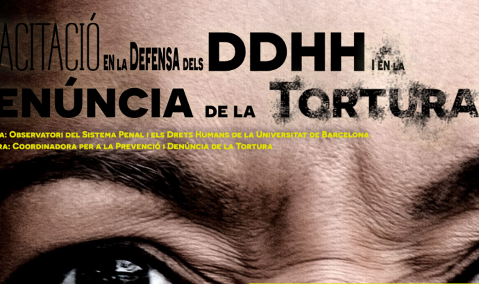 Capacitació en al defensa dels DDHH i en la denúncia de la tortura