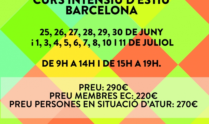 Curs de directors/es a Barcelona. Juny/juliol (intensiu)