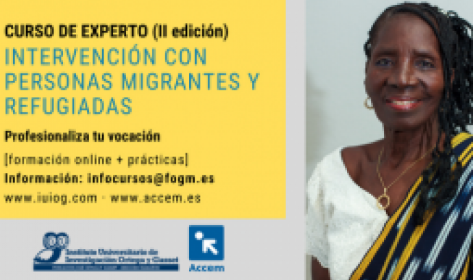 Inscripció al Curs d’Expert ‘Intervenció amb persones migrants i refugiades’.